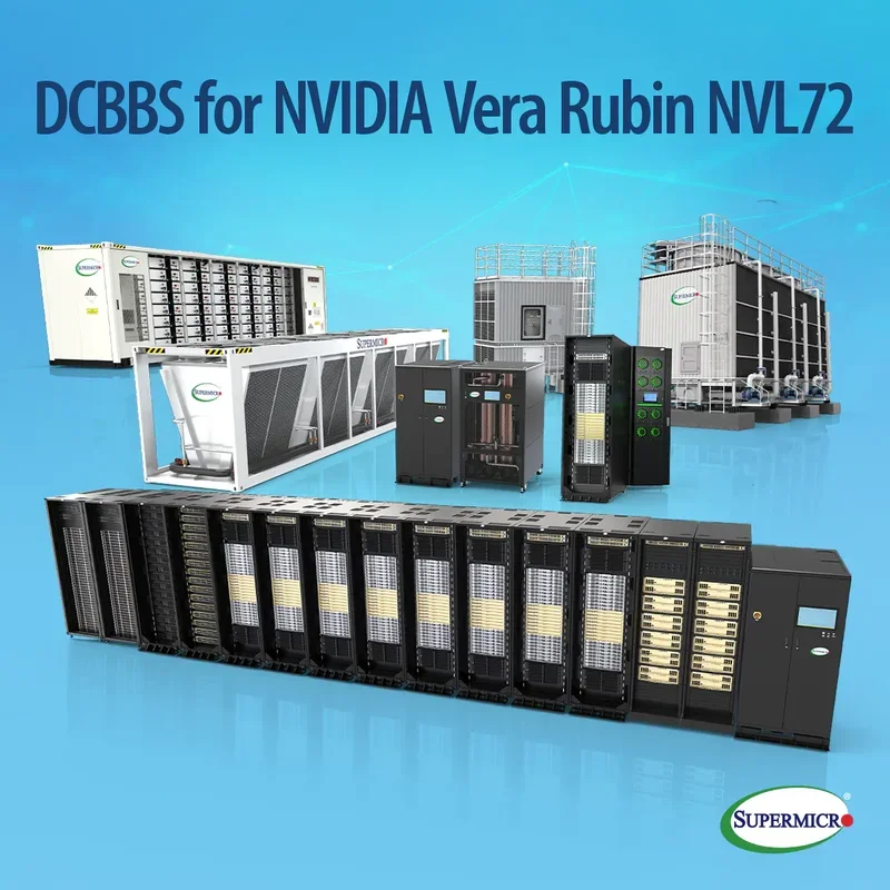 Supermicro, NVIDIA Vera Rubin NVL72 랙 출하 시작